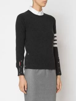 Thom Browne striped sleeve sweater