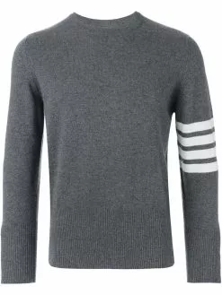 Thom Browne 4-Bar Cashmere Pullover