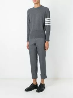 Thom Browne 4-Bar Cashmere Pullover