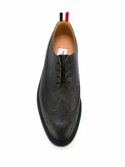 Thom Browne pebbled leather longwing brogues