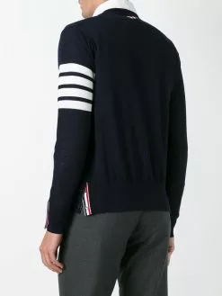 Thom Browne 4-Bar knitted cardigan