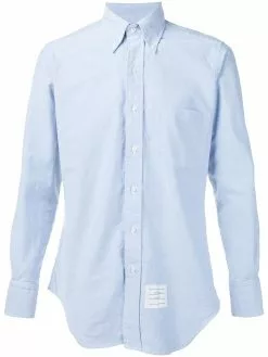 Thom Browne grosgrain placket Oxford shirt