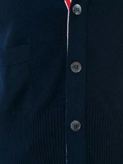Thom Browne sleeveless buttoned cardigan