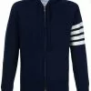 Thom Browne knitted zip hoodie