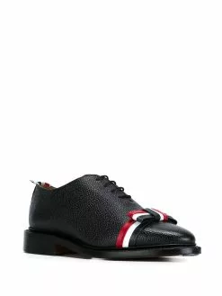 Thom Browne Wholecut tricolour bow shoe