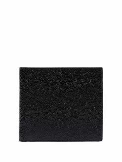 Thom Browne Billfold In Pebble Grain