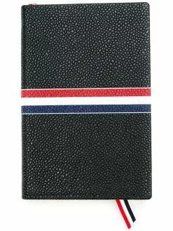 Thom Browne small tricolour notebook