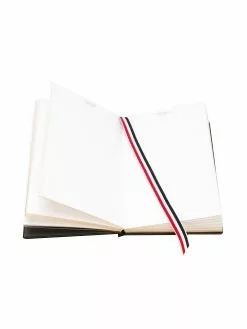 Thom Browne small tricolour notebook