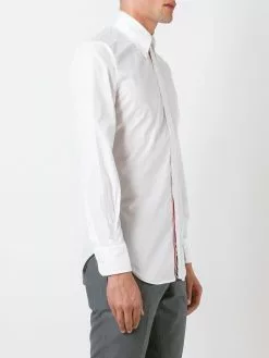 Thom Browne logo patch shirt