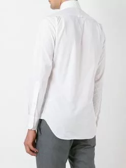 Thom Browne logo patch shirt