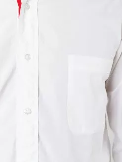 Thom Browne logo patch shirt