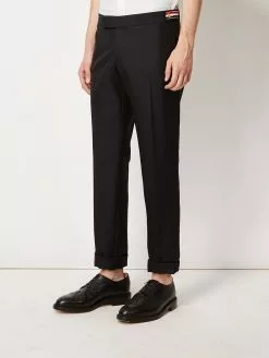 Thom Browne Mohair Wool Low-Rise Skinny Trouser