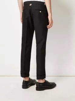 Thom Browne Mohair Wool Low-Rise Skinny Trouser