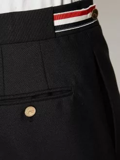 Thom Browne Mohair Wool Low-Rise Skinny Trouser