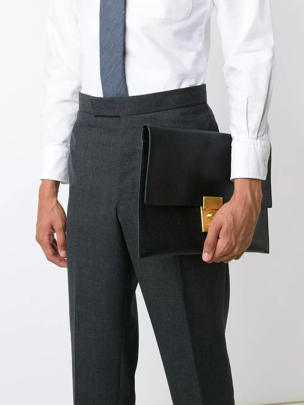 Thom Browne Locked document holder clutch bags of men 2 Thom Browne locked document holder