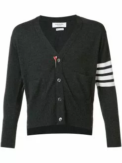 Thom Browne 4-Bar Short Cashmere Cardigan