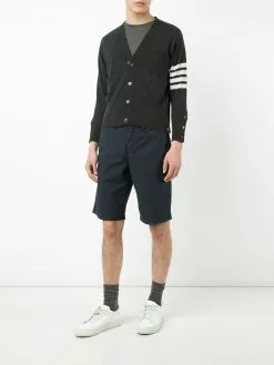 Thom Browne 4-Bar Short Cashmere Cardigan