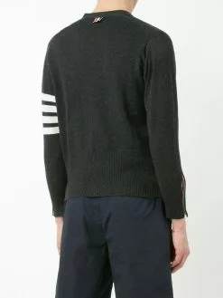 Thom Browne 4-Bar Short Cashmere Cardigan