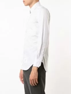 Thom Browne contrast fastening shirt