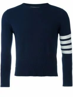 Thom Browne 4-Bar Short Cashmere Pullover