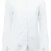 Thom Browne Classic Long Sleeve Button Down Shirt In White Oxford