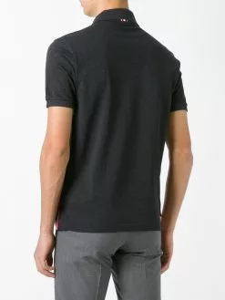 Thom Browne Rwb Pocket Trim Piqué Polo