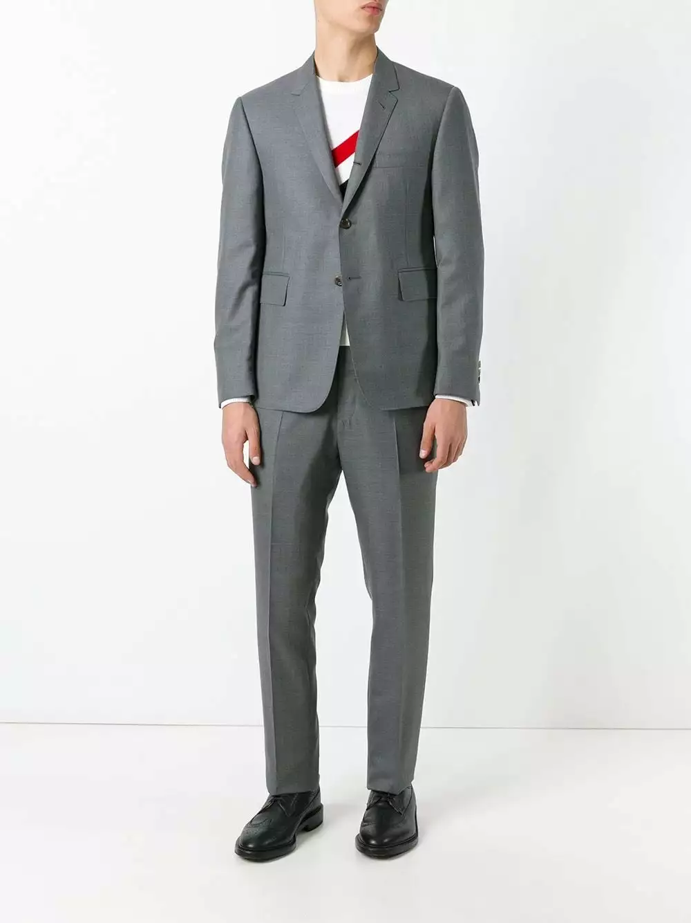Thom Browne Super 120s wool twill suit single breasted suits of men 2 Thom Browne super 120s wool twill suit