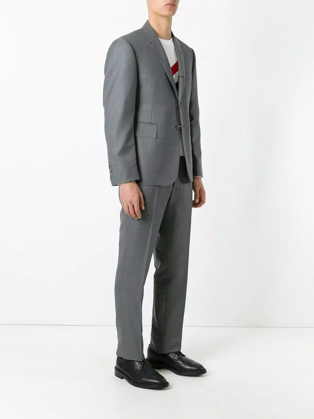 Thom Browne Super 120s wool twill suit single breasted suits of men 3 Thom Browne super 120s wool twill suit