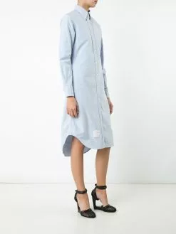 Thom Browne long-sleeve midi shirtdress
