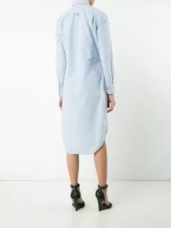 Thom Browne long-sleeve midi shirtdress