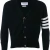Thom Browne four stripe sleeve cardigan