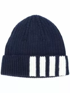 Thom Browne 4-Bar striped beanie