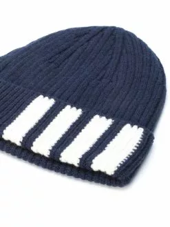 Thom Browne 4-Bar striped beanie