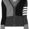 Thom Browne monochrome block cardigan
