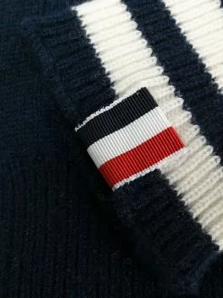 Thom Browne 4-bar cashmere gloves