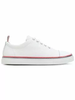 Thom Browne Tennis Collection straight toe cap trainer