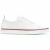 Thom Browne Straight Toe Cap Trainer In Pebble Grain & Calf Leather