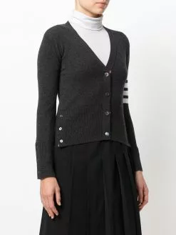 Thom Browne classic V-neck cashmere cardigan