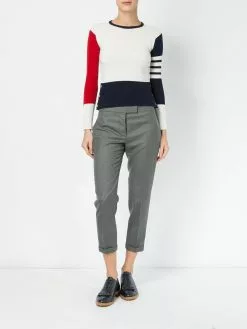 Thom Browne Contrast stripe pullover