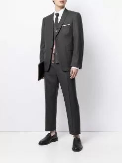 Thom Browne 4-Bar V-neck merino cardigan