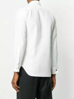 Thom Browne button-down piqué tux shirt