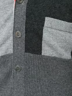 Thom Browne fitted waist v-neck cardigan