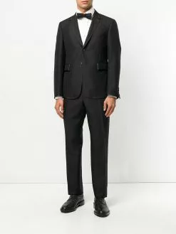 Thom Browne Grosgrain Tipping Tuxedo With Bow Tie