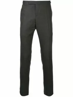 Thom Browne Low Rise Skinny Side Tab Trouser In Super 120’s Twill