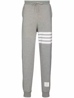 Thom Browne 4-Bar loopback track pants