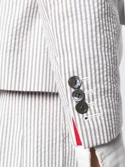 Thom Browne vertical-stripe single-breasted blazer