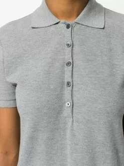 Thom Browne Striped Cotton Pique Polo Dress