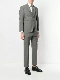 Thom Browne Classic Suit With Tie In 2ply Fresco