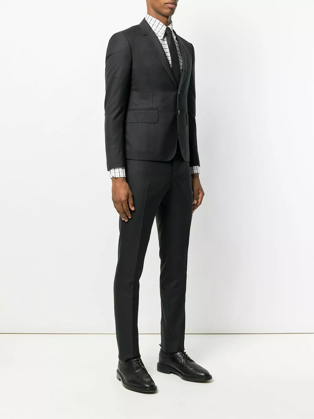 Thom Browne Super 120s Twill Suit With Tie single breasted suits of men 3 Thom Browne Super 120s Twill Suit With Tie