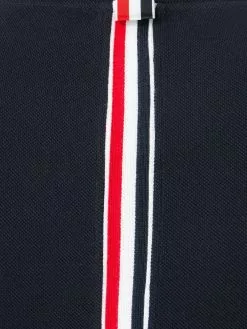 Thom Browne Center-Back Stripe Relaxed Piqué Tee